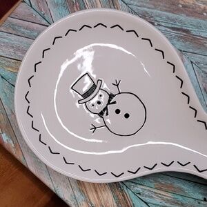 Snowman Spoon‎ Rest